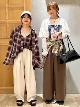 「アイテム（帽子）」を使った、★しおりんさん（レディース・165cm・30代）の夏コーディネート