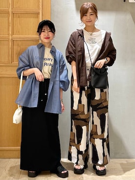 「アイテム（キャップ）」を使った、★しおりんさん（レディース・165cm・30代）の夏コーディネート