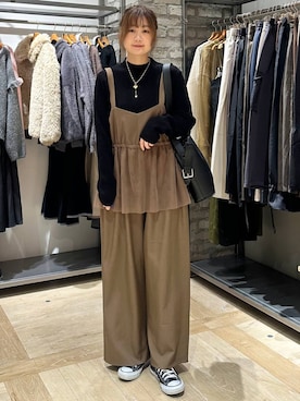 「アイテム（その他アウター）」を使った、しおりんさん（レディース・165cm・30代）の秋コーディネート