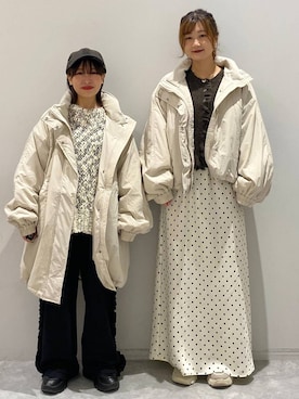 「アイテム（ブルゾン）」を使った、しおりんさん（レディース・165cm・30代）の秋コーディネート