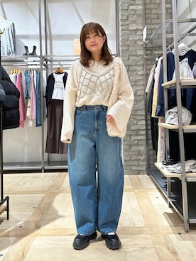 「アイテム（その他トップス）」を使った、★しおりんさん（レディース・165cm・20代）の秋コーディネート