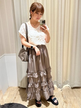「アイテム（その他トップス）」を使った、★しおりんさん（レディース・165cm・30代）の夏コーディネート