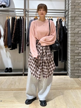 「アイテム（レッグウェア）」を使った、しおりんさん（レディース・165cm・30代）の秋コーディネート