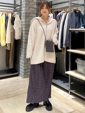 「アイテム（ママ＆ベビー）」を使った、しおりんさん（レディース・165cm）の冬コーディネート