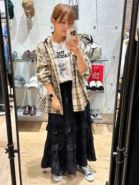 「アイテム（スカート）」を使った、★しおりんさん（レディース・165cm・30代）の夏コーディネート