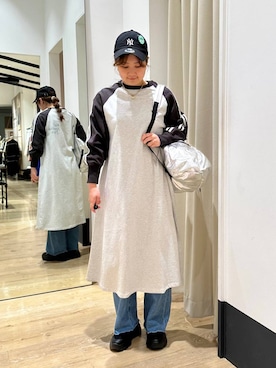「アイテム（キャップ）」を使った、★しおりんさん（レディース・165cm・20代）の春コーディネート