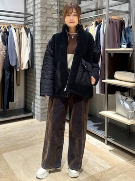「LEPSIM」｜しおりんさん（レディース・165cm）の冬コーディネート