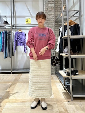 「アイテム（スウェット）」を使った、★しおりんさん（レディース・165cm・20代）の秋コーディネート