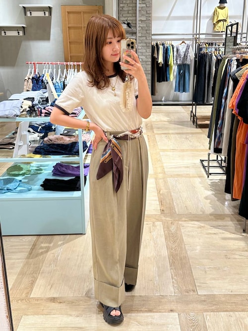 裏面確認用 LEPSIM パンツ リネンブレンドスラックスパンツ 324950