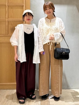 「アイテム（キャップ）」を使った、★しおりんさん（レディース・165cm・30代）の秋コーディネート