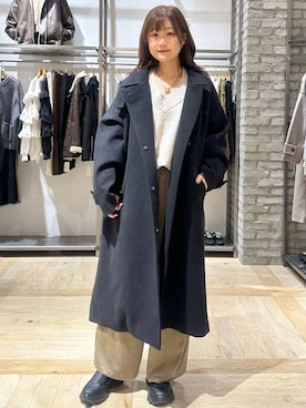 「LEPSIM」｜しおりんさん（レディース・165cm）の冬コーディネート