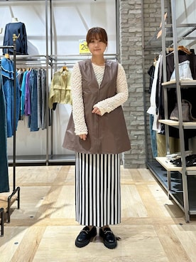「アイテム（ワンピース/ドレス）」を使った、★しおりんさん（レディース・165cm・30代）の秋コーディネート