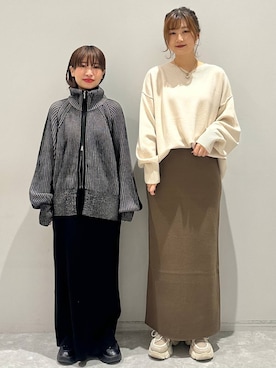 「アイテム（その他アウター）」を使った、しおりんさん（レディース・165cm）の秋コーディネート