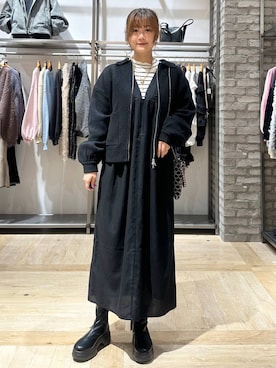 「アイテム（ママ＆ベビー）」を使った、しおりんさん（レディース・165cm）の秋コーディネート