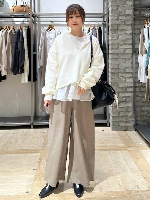 セール】ツイルギャザーワイドパンツ 630165（その他パンツ）｜LEPSIM