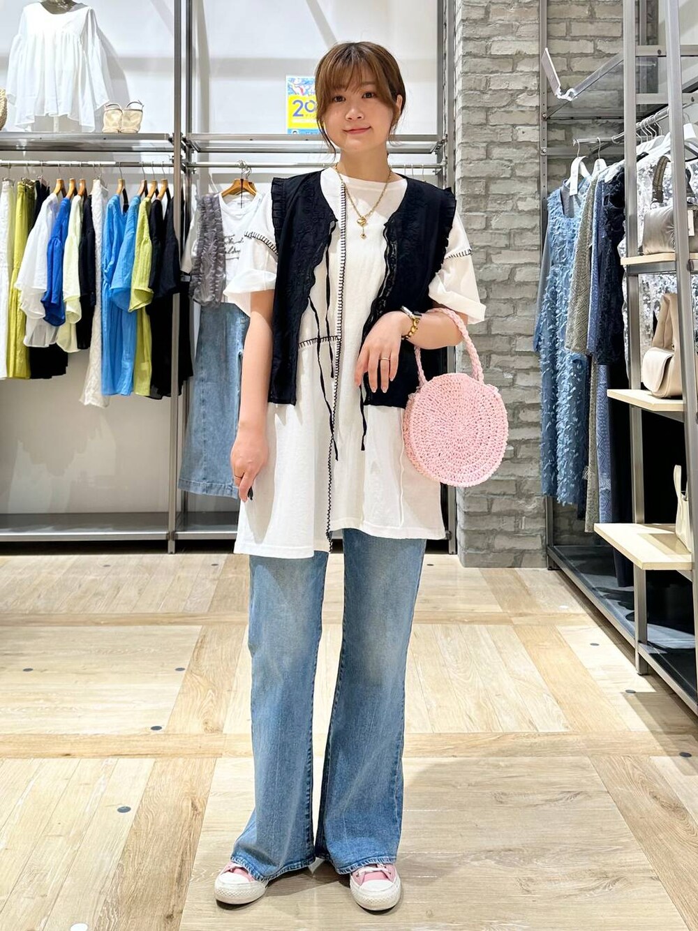 LEPSIM（レプシィム）の「レースリボンベスト 243202（ベスト）」 - WEAR