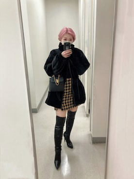 mi桜さん(レディース・153cm)の冬コーディネート