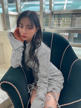 村瀬紗英さん(レディース・159cm)の春コーディネート