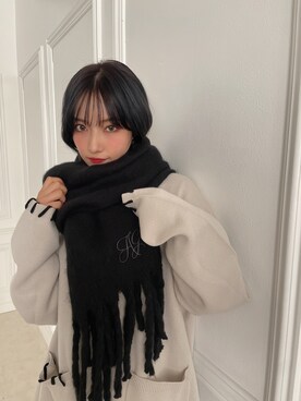 村瀬紗英さん(レディース・159cm)の冬コーディネート