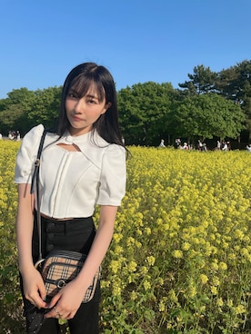 村瀬紗英さん（レディース・159cm）の夏コーディネート