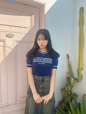 村瀬紗英さん（レディース・159cm）の夏コーディネート