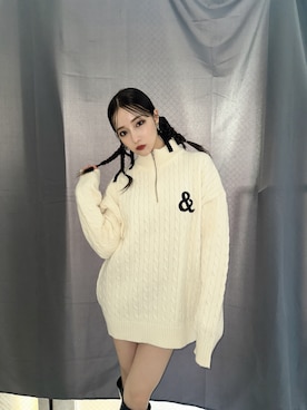 村瀬紗英さん（レディース・159cm）の冬コーディネート