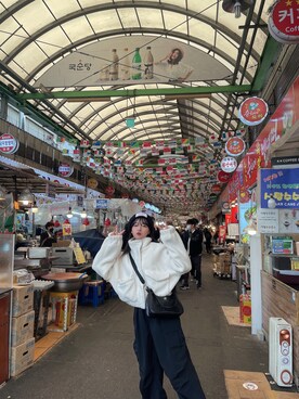 村瀬紗英さん(レディース・159cm)の夏コーディネート