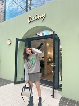 村瀬紗英さん（レディース・159cm）の冬コーディネート