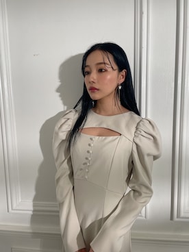 村瀬紗英さん（レディース・159cm）の春コーディネート