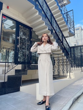 「ANDGEEBEE」｜「アイテム（その他シューズ）」を使った、村瀬紗英さん（レディース・159cm）の冬コーディネート