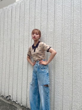 村瀬紗英さん(レディース・159cm)の秋コーディネート