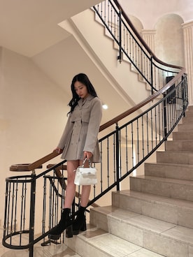 村瀬紗英さん（レディース・159cm）の春コーディネート