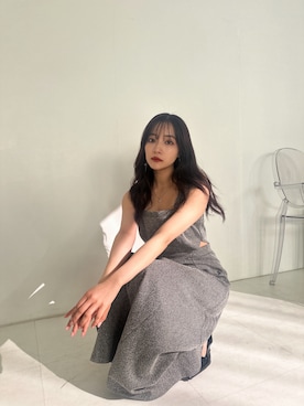 「ANDGEEBEE（アンジービー）のアイテム（ワンピース/ドレス）」を使った、村瀬紗英さん（レディース・159cm）の夏コーディネート