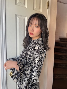 村瀬紗英さん(レディース・159cm)の春コーディネート