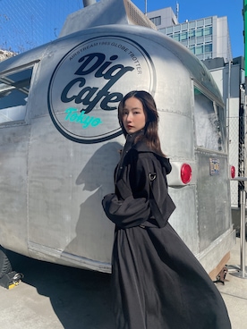「ANDGEEBEE（アンジービー）のアイテム（ジャケット/アウター）」を使った、村瀬紗英さん（レディース・159cm）の夏コーディネート
