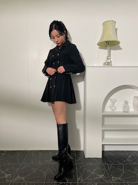 村瀬紗英さん（レディース・159cm）の春コーディネート