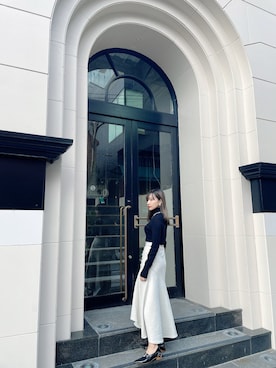 「ANDGEEBEE」｜「アイテム（その他シューズ）」を使った、村瀬紗英さん（レディース・159cm）の春コーディネート