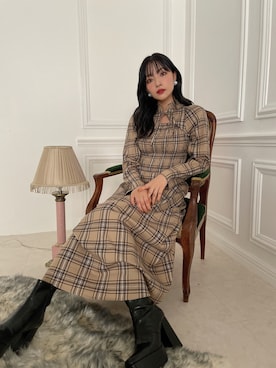 村瀬紗英さん(レディース・159cm)の冬コーディネート