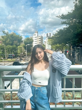 「ANDGEEBEE（アンジービー）のアイテム（パンツ）」を使った、村瀬紗英さん（レディース・159cm）の冬コーディネート