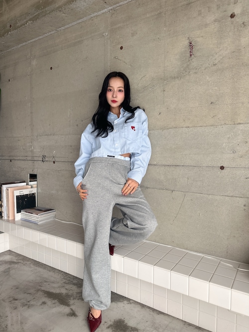HEARALBONY◆ Ant（アント） マルチカラー シャツブラウス セール】UNISEX 2WAYハートシャツ（シャツ/ブラウス