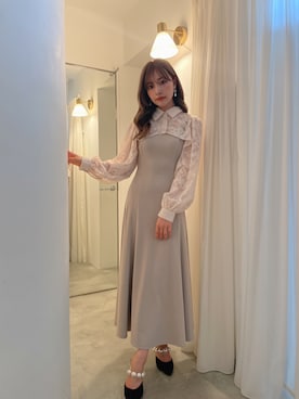 村瀬紗英さん(レディース・159cm)の秋コーディネート