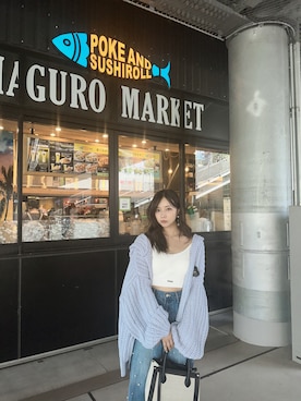 「ANDGEEBEE（アンジービー）のアイテム（パンツ）」を使った、村瀬紗英さん（レディース・159cm）の冬コーディネート