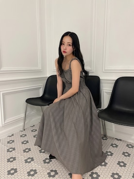 村瀬紗英さん（レディース・159cm）の秋コーディネート
