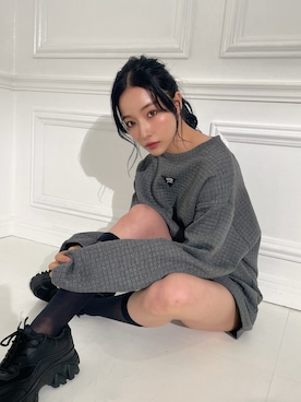 村瀬紗英さん(レディース・159cm)の春コーディネート