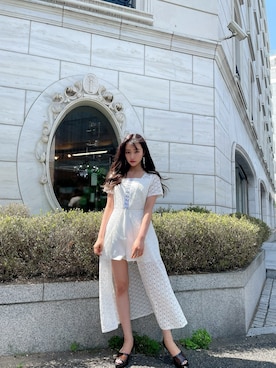 村瀬紗英さん（レディース・159cm）の夏コーディネート