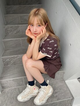 村瀬紗英さん(レディース・159cm)の秋コーディネート