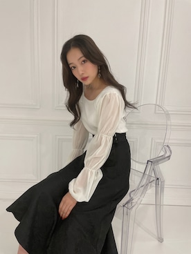 村瀬紗英さん（レディース・159cm）の秋コーディネート