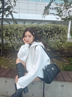 村瀬紗英さん（レディース・159cm）の冬コーディネート