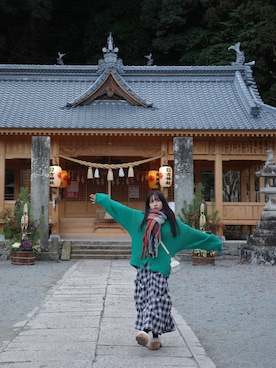 村瀬紗英さん(レディース・159cm)の春コーディネート