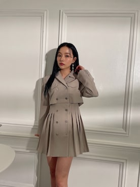 村瀬紗英さん（レディース・159cm）の冬コーディネート